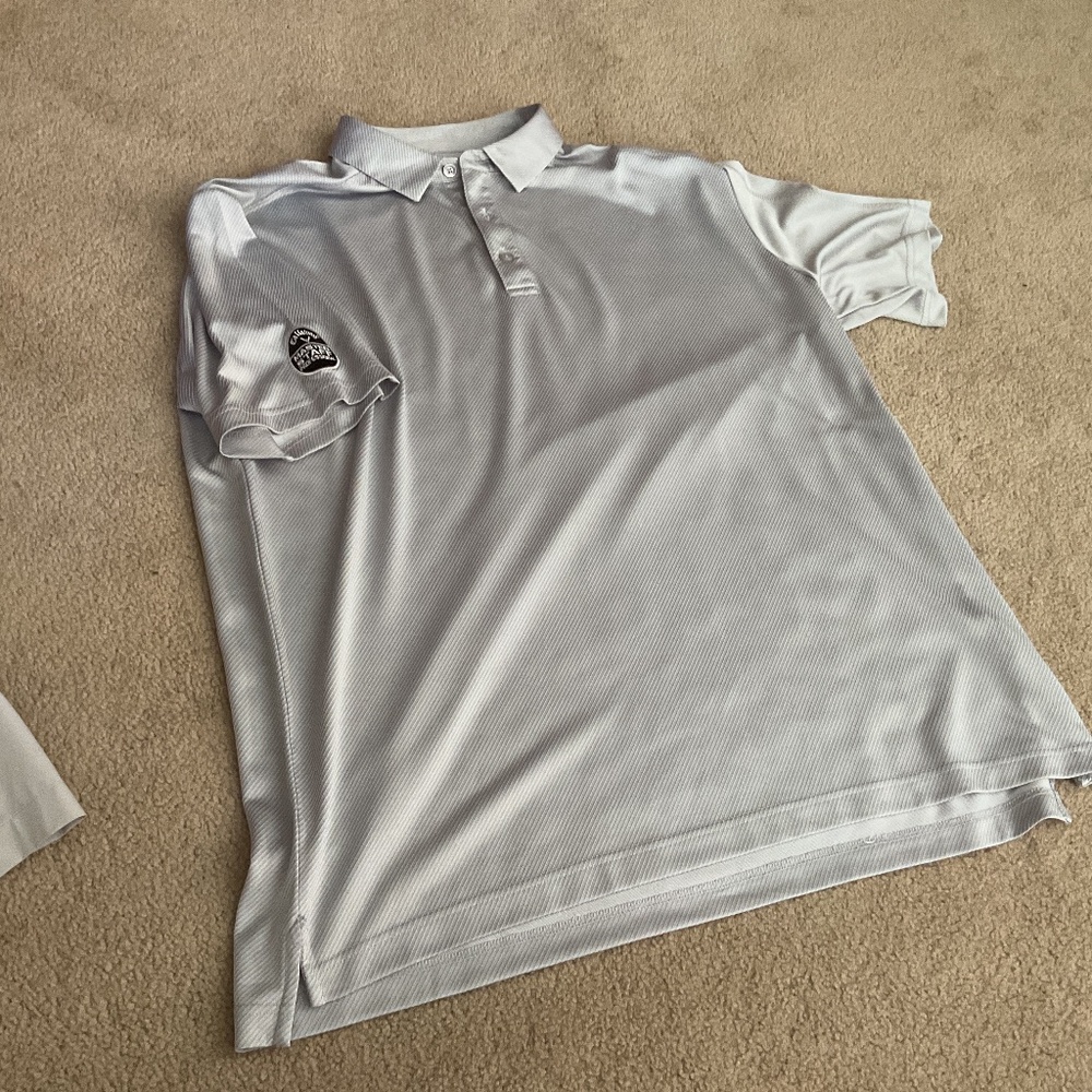 Callaway Master Staff Professional Silver Golf Shirt Size XL